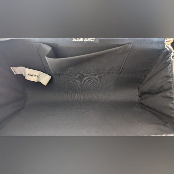 Nine West Black Glitter Clutch - Picture 3 of 4